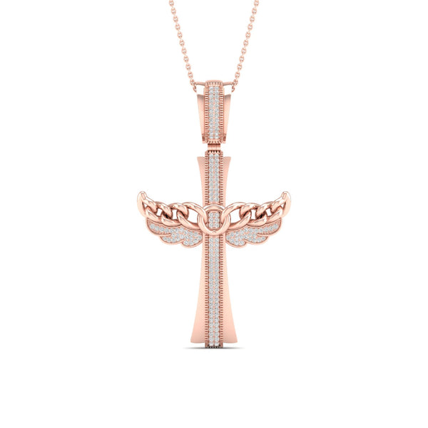 10K 0.43CT Diamond Pendant
