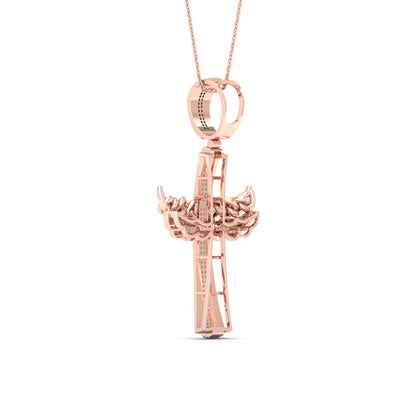 10K 0.43CT Diamond Pendant
