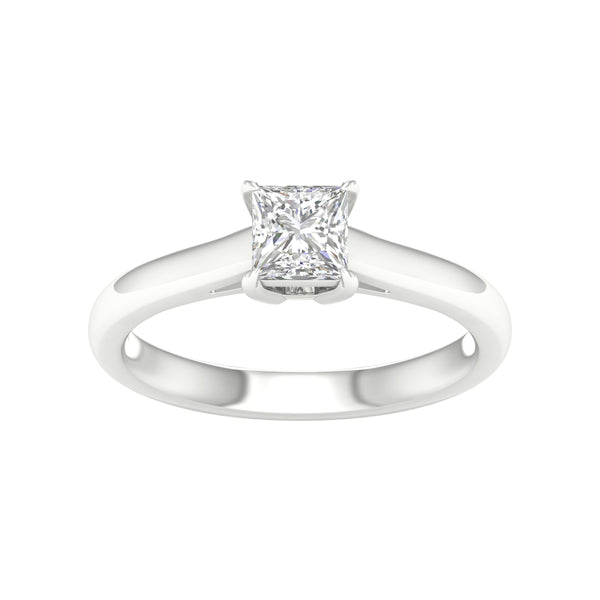 14K  0.75CT Certified Lab Grown Diamond Ring ( IGI Certified )