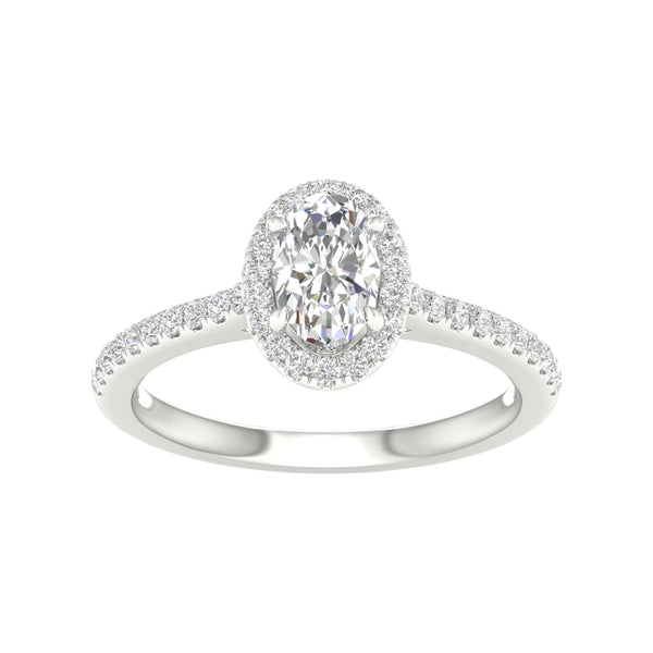 14K 1.00CT  Certified Lab Grown Diamond Ring ( IGI Certified )