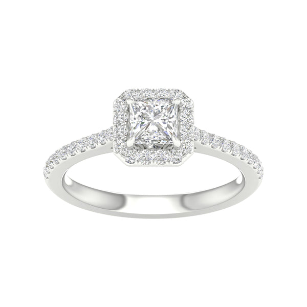 14k 1.00CT Certified Lab Grown Diamond Ring ( IGI Certified )