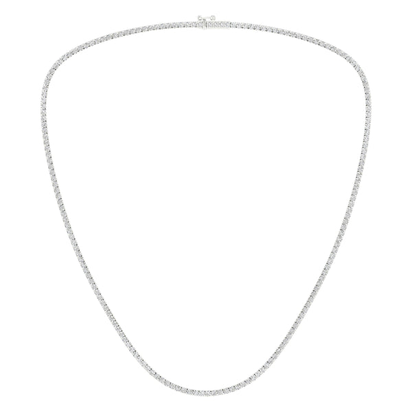 14K 5.00CT Certified Lab Grown Diamond Necklace ( IGI Certified )