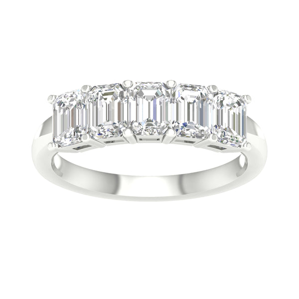14K 2.00CT Certified Lab Grown Diamond Bands ( IGI Certified )