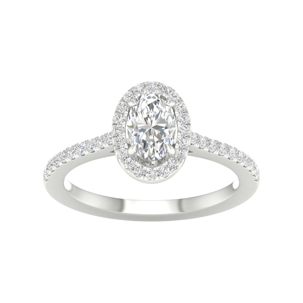 14K 1.25CT Certified Lab Grown Diamond Ring ( IGI Certified )