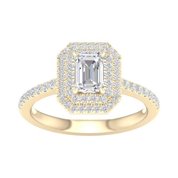 14K 1.15CT Certified Lab Grown Diamond Ring ( IGI Certified )
