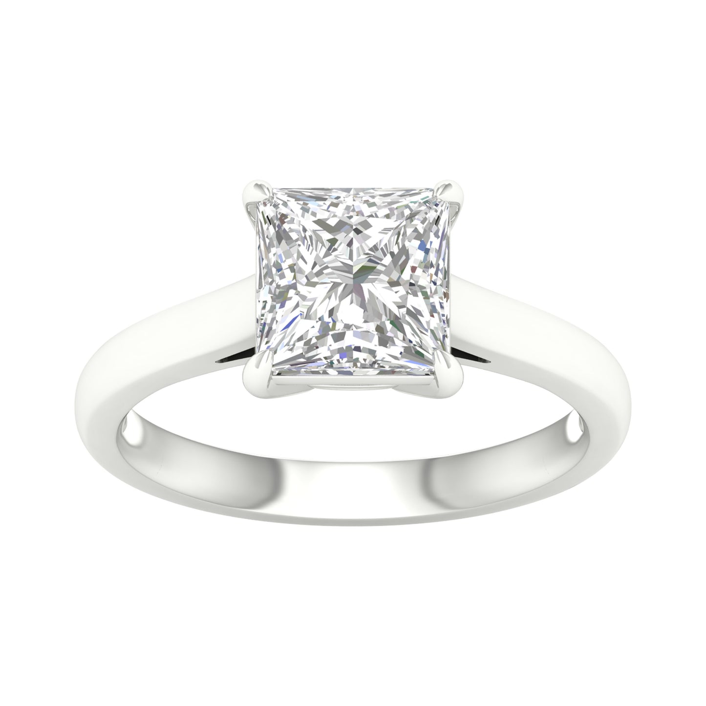 14K 5.00CT  Certified Lab Grown Diamond Ring ( IGI Certified )