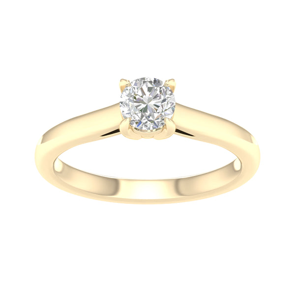 14K 0.50CT Certified Lab Grown Diamond ( IGI Certified )