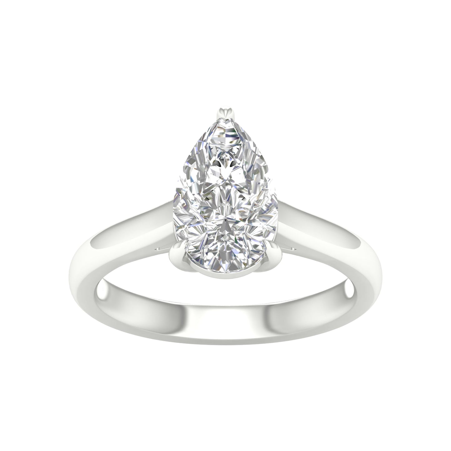 14K 2.50CT Certified Lab Grown Diamond Ring ( IGI Certified )