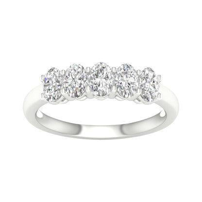 14K 1.00CT Certified Lab Grown Diamond Band
