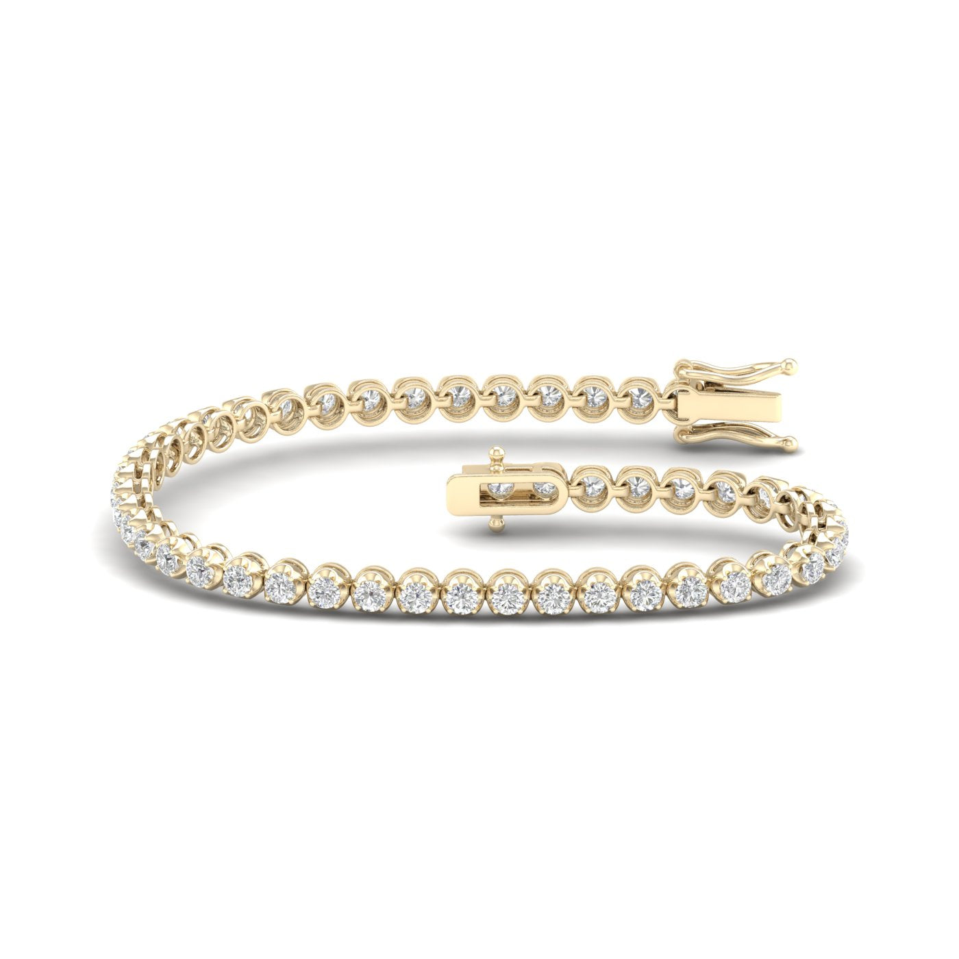 14K 3.00CT Lab Diamond Bracelet