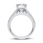 14K 5.00CT Certified Lab Grown Diamond Bridal Set