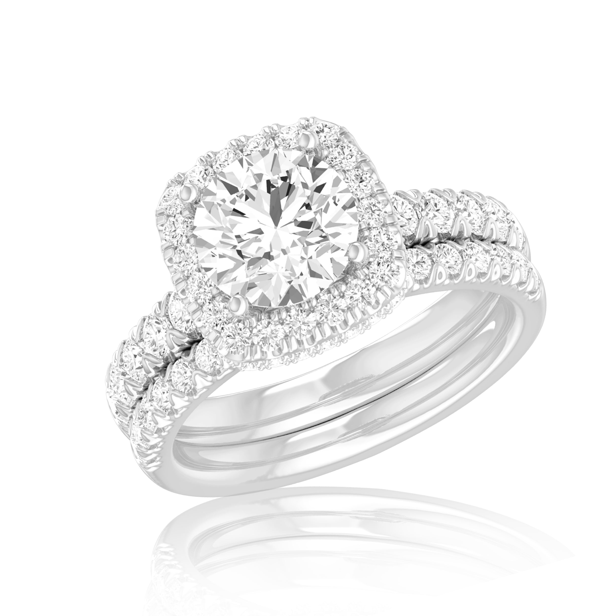 14K 1.66CT Lab Grown Diamond Bridal Ring – Exotic Diamonds