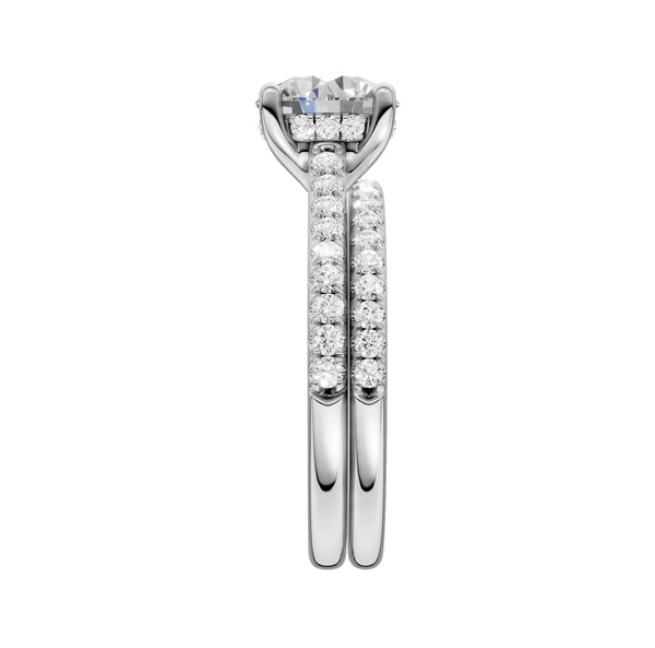 14K 2.50CT Lab Diamond Bridal Ring