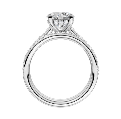 14K 2.50CT  Lab Diamond Bridal Ring