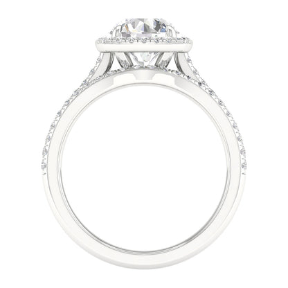 14K 1.95.00CT Certified Lab Grown Bridal Ring