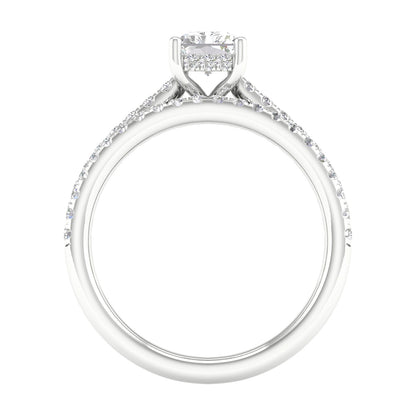 14K 1.50CT Certified Lab Grown Diamond Bridal Set
