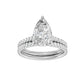 14K 2.50ct Lab Grown Diamond Bridal Set