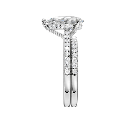 14K 2.50ct Lab Grown Diamond Bridal Set