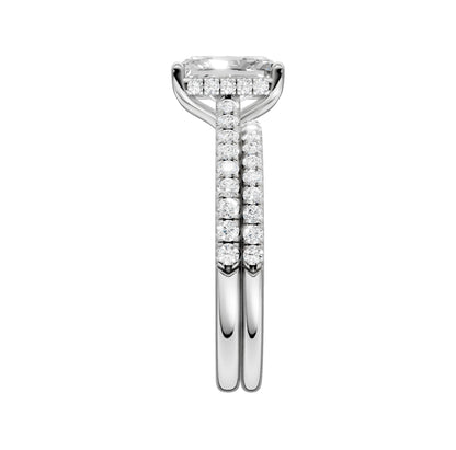 14K 2.50ct Lab Grown Diamond Bridal Set