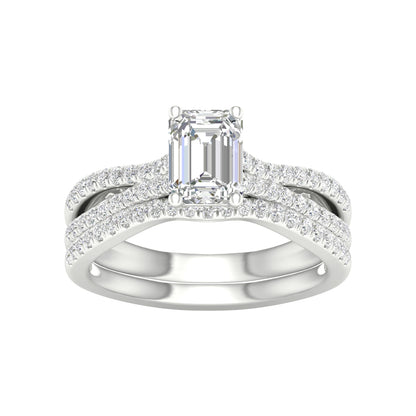 14K 1.40ct Lab Grown Diamond Bridal Set