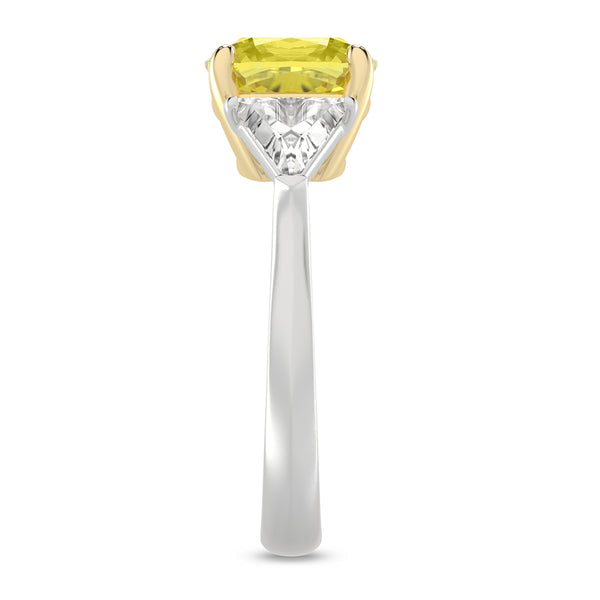 Certified Lab Grown 14K 4.16CT Diamond Engagement Ring