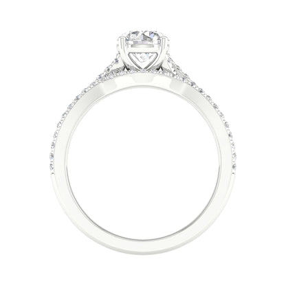 14K 1.40CT Lab Grown Diamond Bridal Set