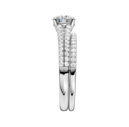 14K 1.40ct Lab Grown Diamond Bridal Set
