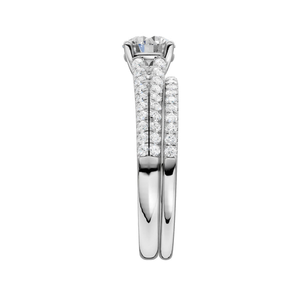 14K 1.40ct Lab Grown Diamond Bridal Set