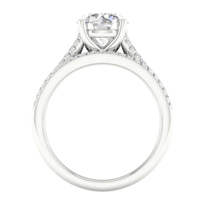 14K 2.40CT Lab Grown Bridal Set