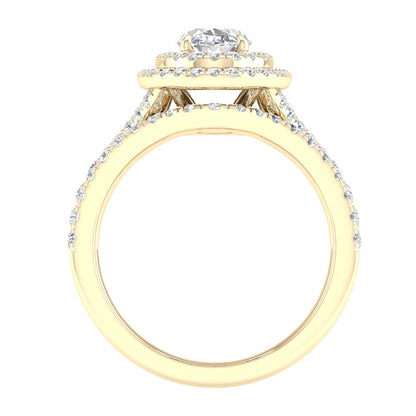 14K 1.75CT  Lab Grown Diamond Bridal Ring