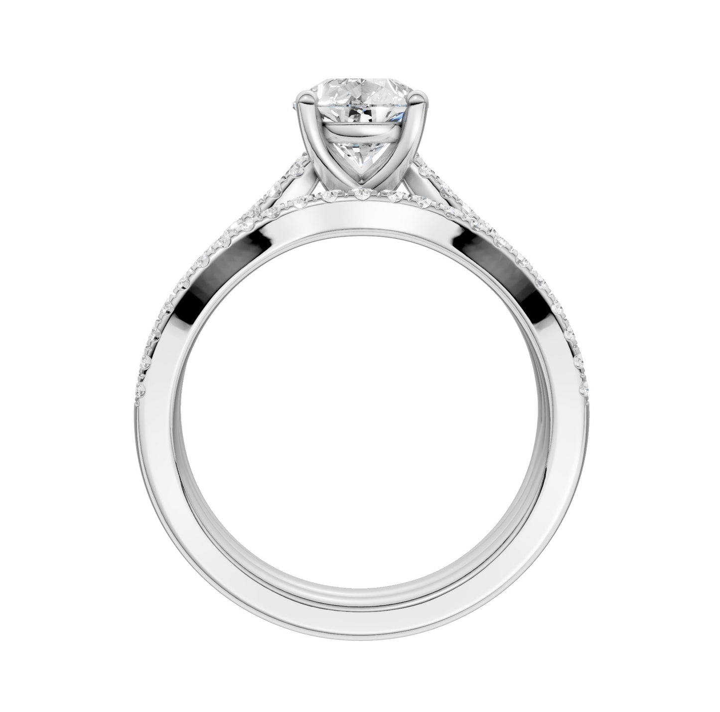 14K 1.40ct Lab Grown Diamond Bridal Set