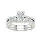 14K 1.50CT Lab Grown Diamond Bridal Set