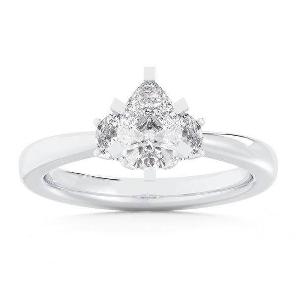 14K 3.40CT Engagement Ring