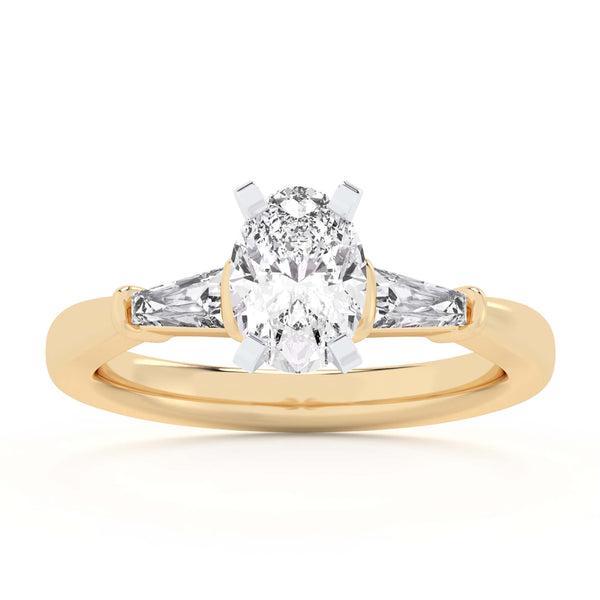14K 2.50CT Lab Grown Engagement Ring