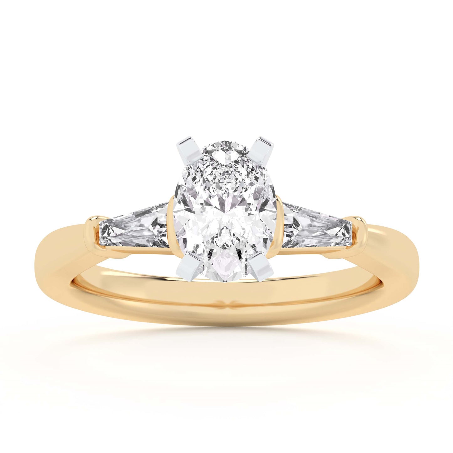 14K 2.50CT  Lab Grown Engagement Ring