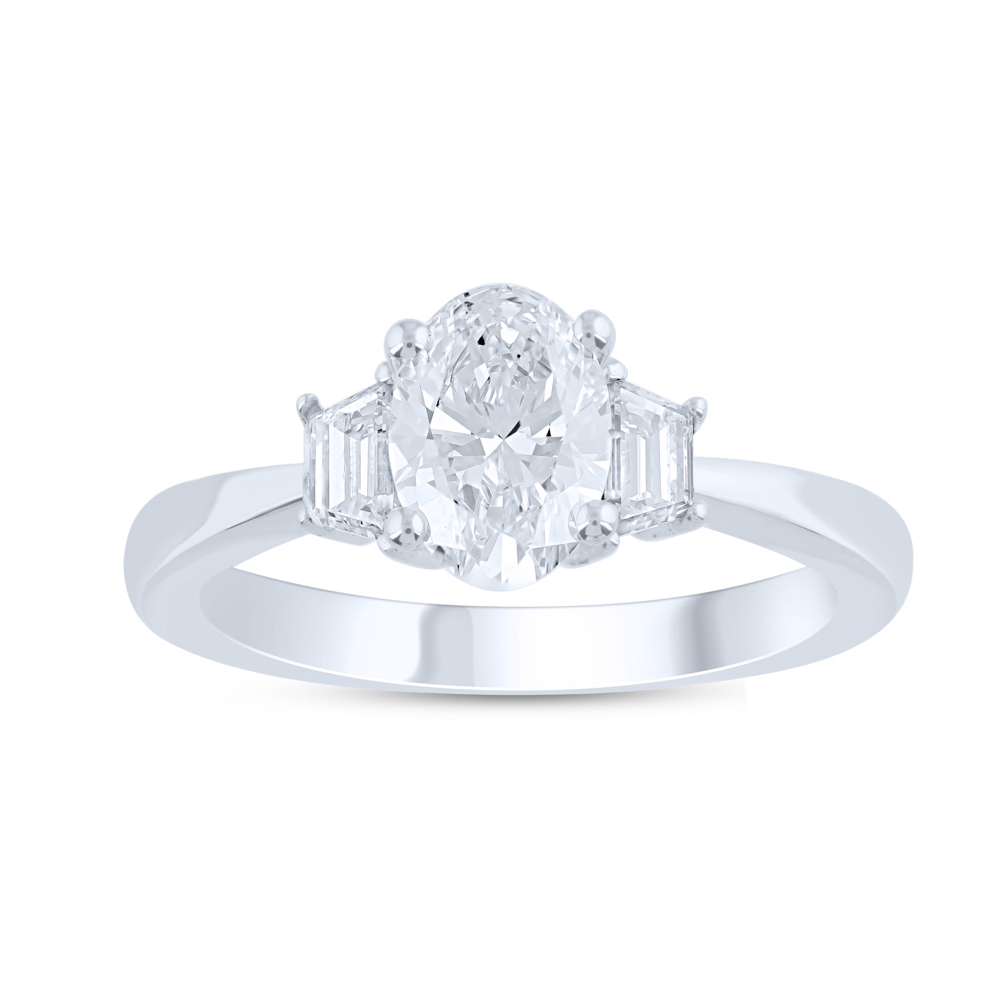 14K 1.43CT Certified Lab Grown Diamond  Ring