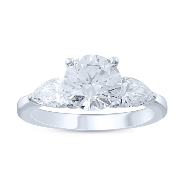 14K 3.80CT Lab Grown Diamond Bridal Ring