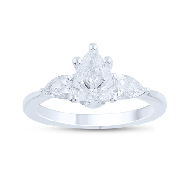14K 1.56CT Lab Grown Engagement Ring