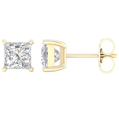 14K 1.00CT Certified Lab Grown Diamond Earrings