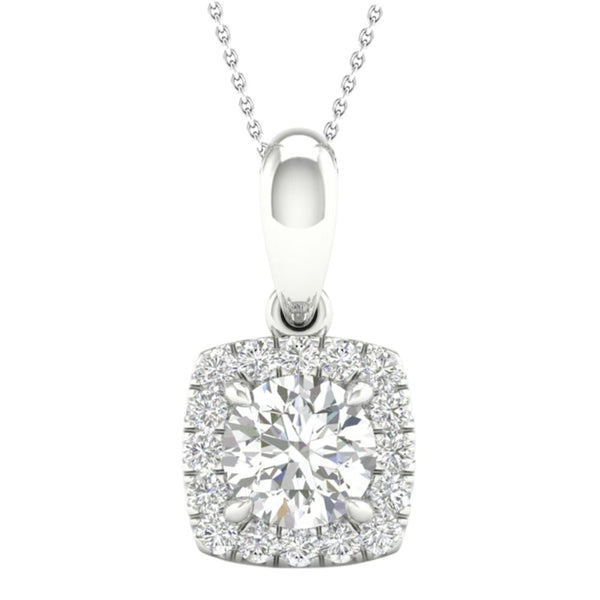 14K 0.60CT Certified Lab Grown Diamond Pendant