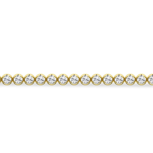 14K 10.00ct Lab Grown Bracelet ( EGL Certified )