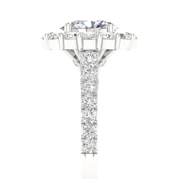 14K 2.00CT Lab Grown Diamond Engagement Ring