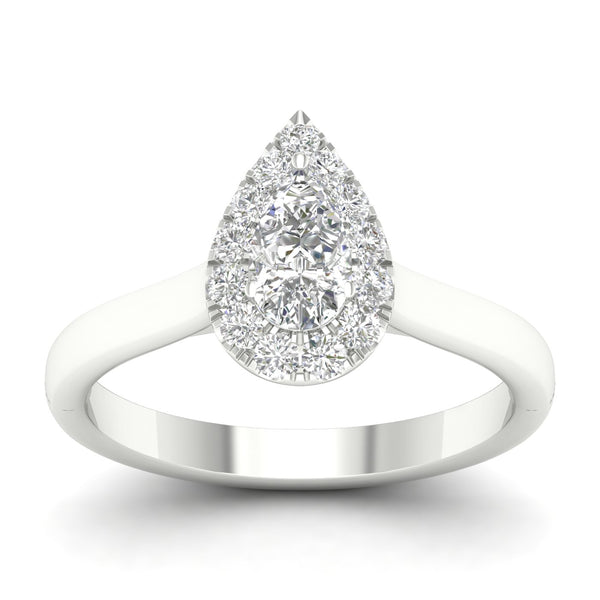 14K 0.75CT Lab Grown Diamond Engagement Ring