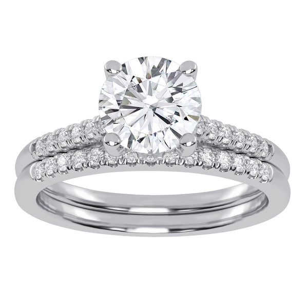 10K 1.26CT  Certified Lab-Grown Diamond Bridal Set