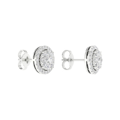 14K 1.00CT Lab Grown Earrings