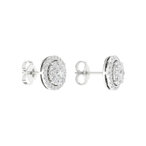 14K 1.00CT Lab Grown Earrings