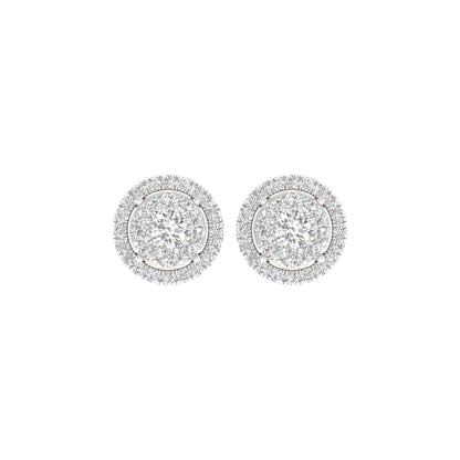 14K 1.00CT Lab Grown Earrings