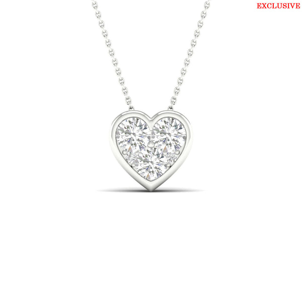 14K 0.50CT Lab Diamond Pendant