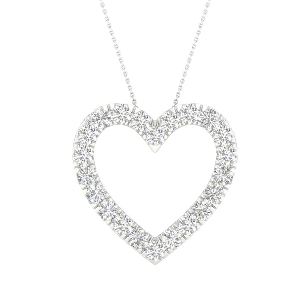 14k 1.00CT Certified Lab Grown Diamond Pendant