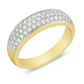 Diamond Band .58 CTW Round Cut 10K Yellow Gold